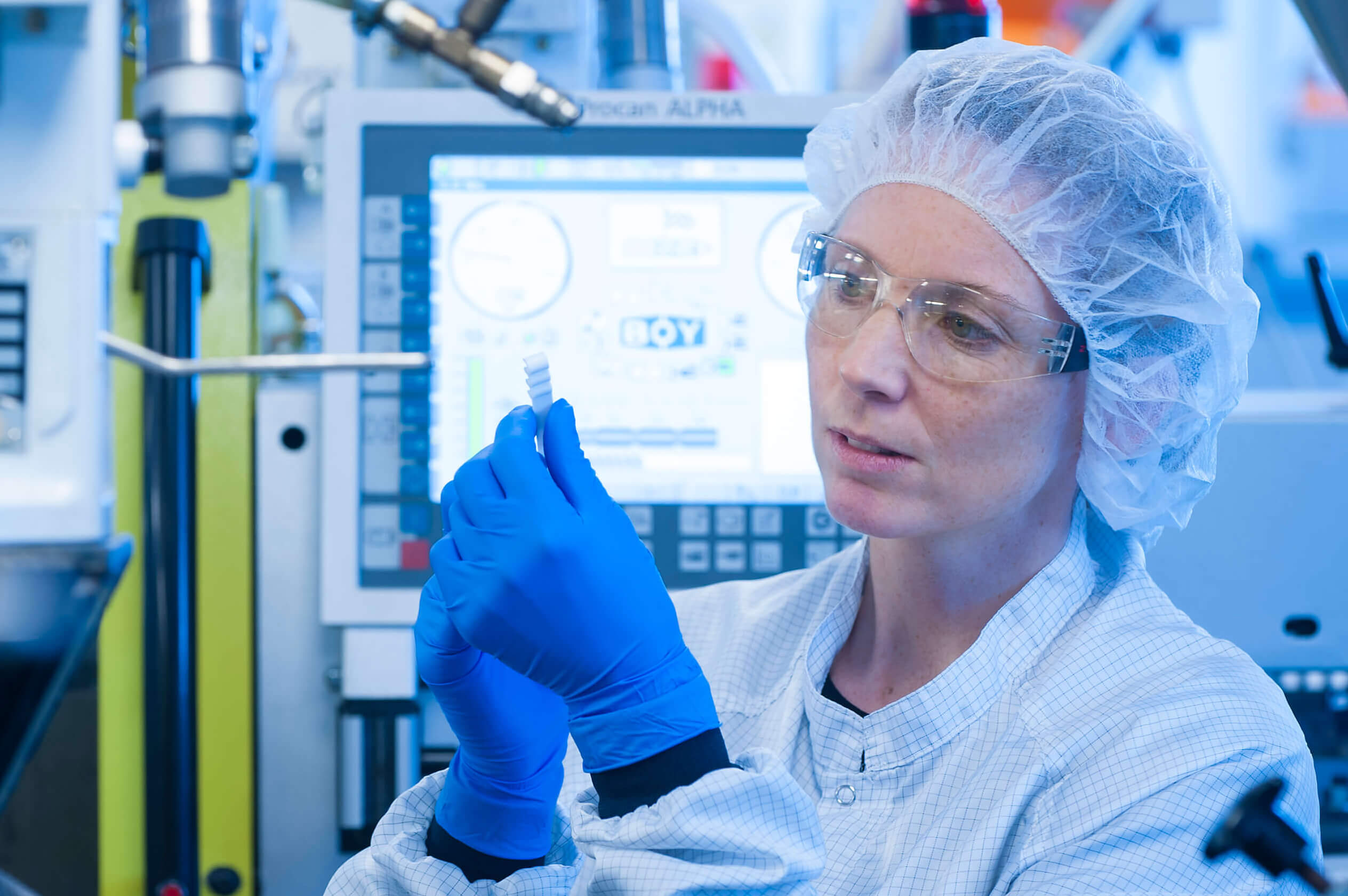 Injection molded medical components